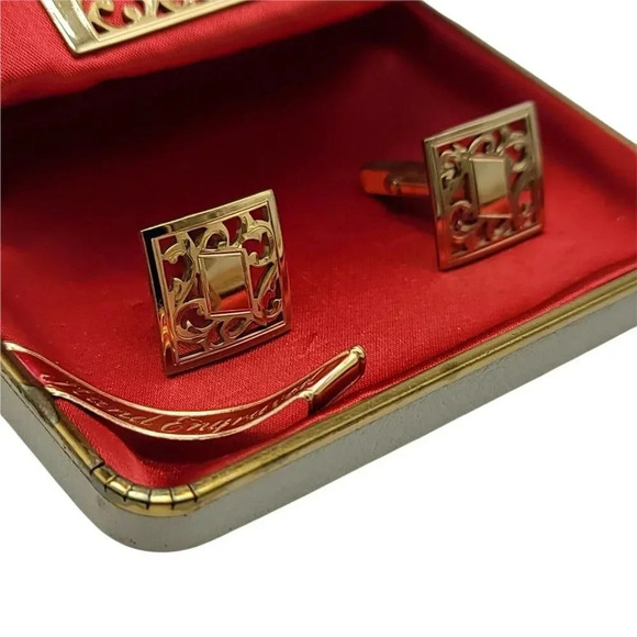 Anson Engravable 12kt Gold Filled Mid Century Mode - Picture 3 of 6